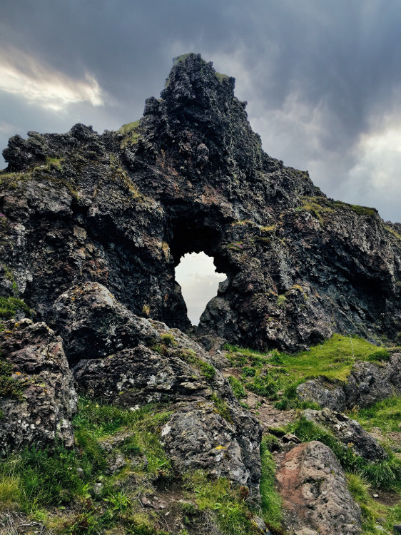Africa Map in the Rock
