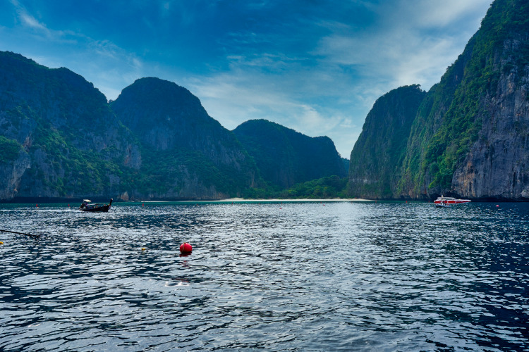 Magical Maya Bay from the Movie “The Beach” Magical Maya Bay from the Movie “The Beach”