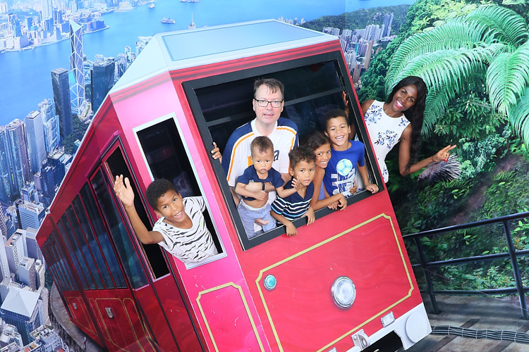Taking the Peak Tram to Victoria’s Peak